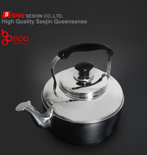 퀸센스 BOO 스텐 하모니 주전자 4SIZE 1.5L 4L 7L 10L 휘슬 포트 물 워터 세신