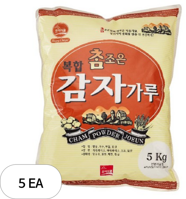 초야식품 복합 감자가루, 5kg, 5개