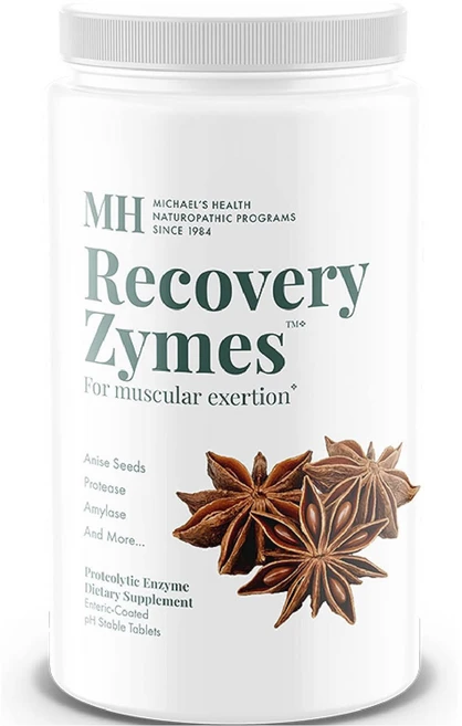 Michael's Health 리커버리 자임 Proleolytic 엔자임 장용코팅 pH 안정 타블렛, 1개, 1000정 - 쿠팡