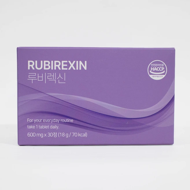 루비렉신 프리미엄 솔루션 600mg 아로니아 호박씨 소나무 껍질 추출물 퀘르세틴 브로멜라인 메리로트, 1박스, 30정 - 쿠팡