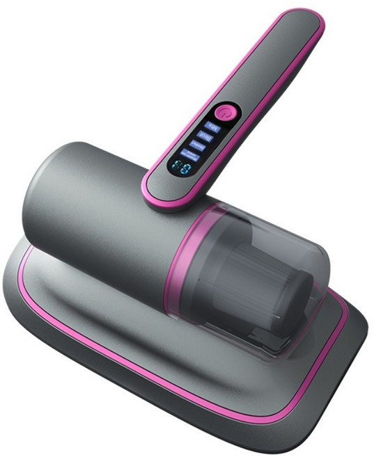 XILING UV 무선 침구 청소기 세트형 진드기 제거, 자주색