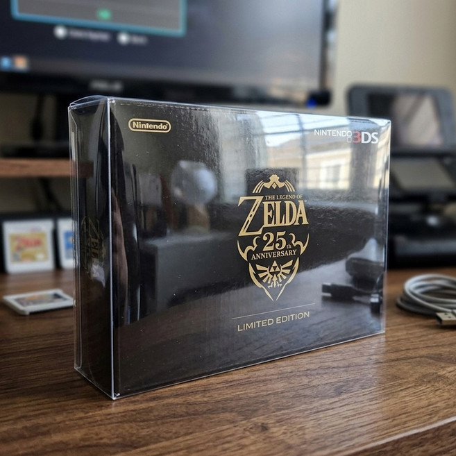 호환 구형 닌텐도 3DS 일반 젤다 25주년 한정판 박스 프로텍터 케이스, 1개, 투명, 구형3DS 일반/한정판박스 프로텍터