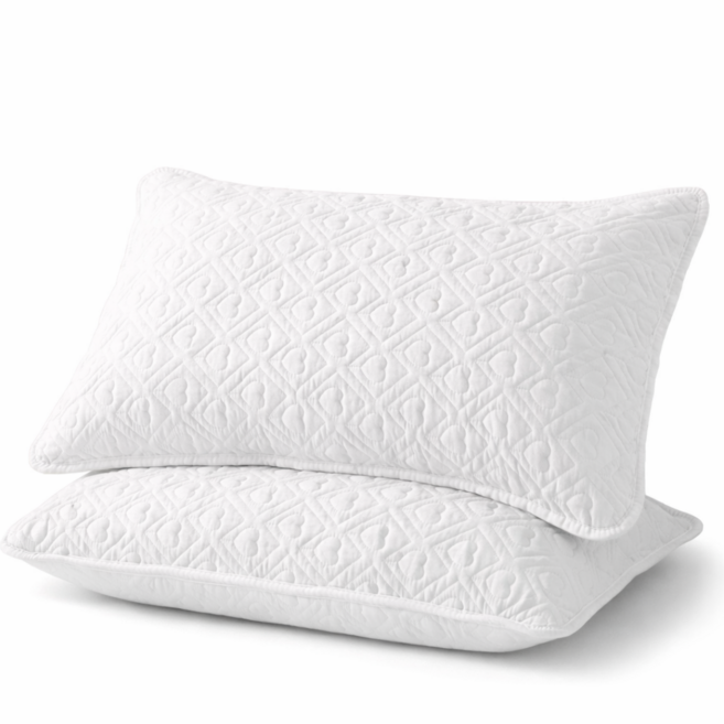 디위닉 먼지없는 하트 누빔 베개커버 2P