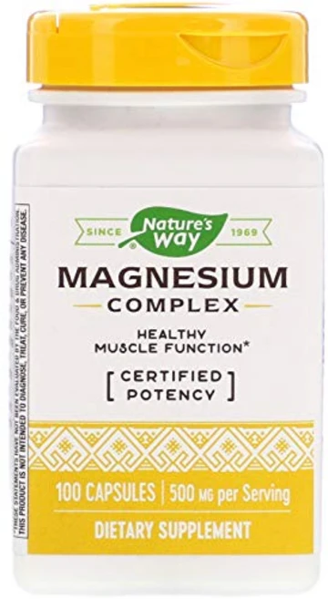네이쳐스 웨이 마그네슘 복합체 캡슐 100정 2개 팩 Nature's Way Magnesium Complex 100 Capsules Pack of 2, 1개 - 쿠팡