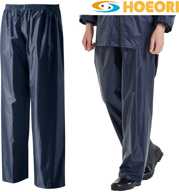 회오리 우의 바지 곤색 KO-202P L(95~100) XL(100~105) 2XL(105~110) 레저 작업 용 우비 비옷 오토바이