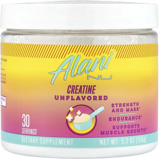 매우편하고 Alani Nu 크레아틴 무맛 150g(5.2oz) 끝내주게잘나가는상품, Alani Nu 크레아틴 무맛 150g52oz, 150g, 1 - 쿠팡