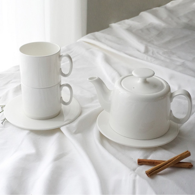 화이트블룸 Stacking Tea Set 6p, 단품, 1개