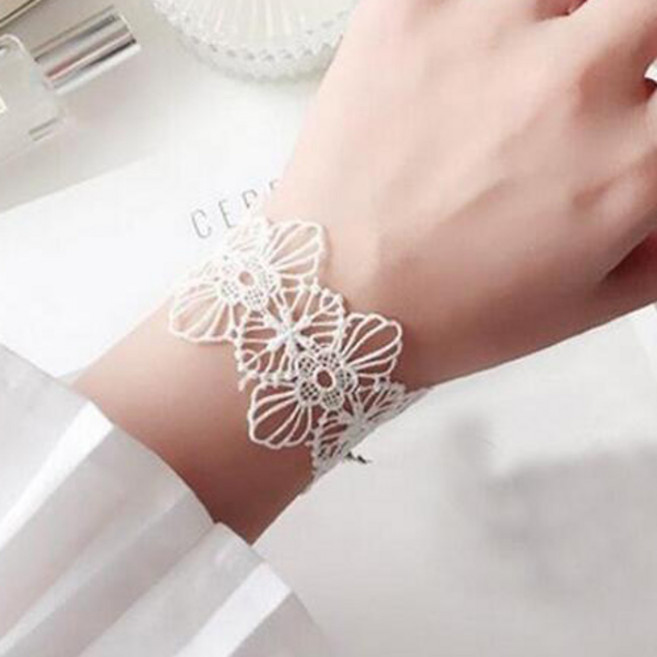 레이스 스트랩 여성 팔찌 포인트