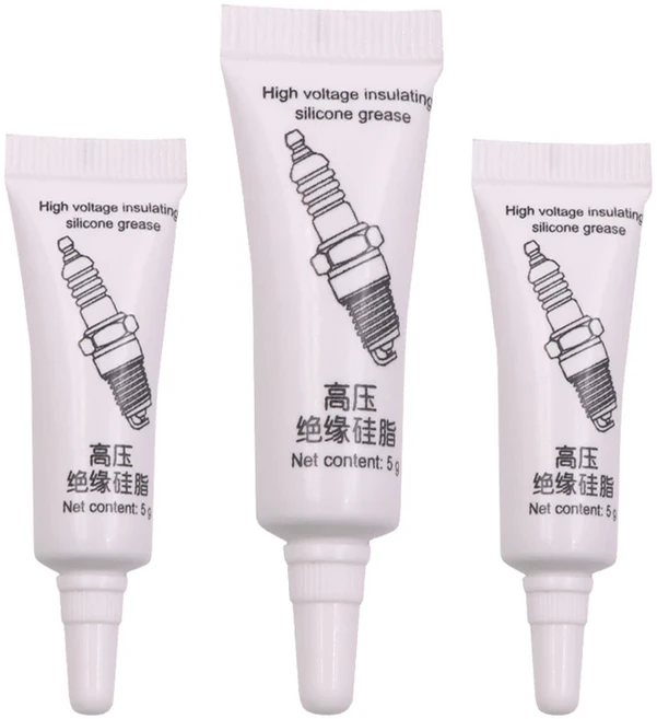 서멀구리스 자동차 점화 코일 실리콘 그리스 고전압 절연 고온 및 부식, 02 3PCS