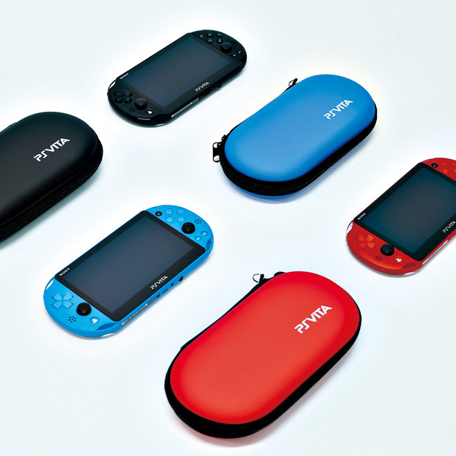 PS비타 본체 파우치 휴대용 수납 하드 파우치 가방, 1개, 블랙, PSVITA