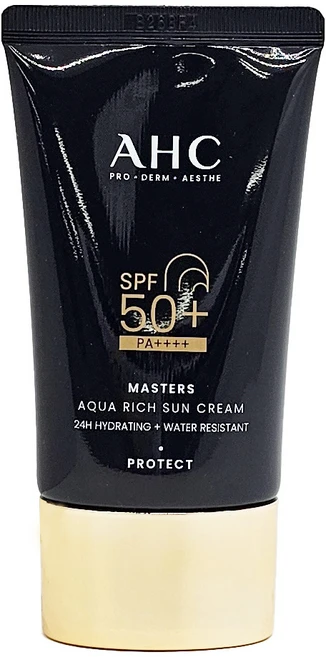 AHC 마스터즈 아쿠아 리치 선크림 SPF50+ PA++++, 60ml, 1개 - 쿠팡