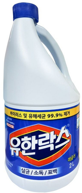 유한락스 후레쉬 2L 욕실 화장실 청소 락스, 1개