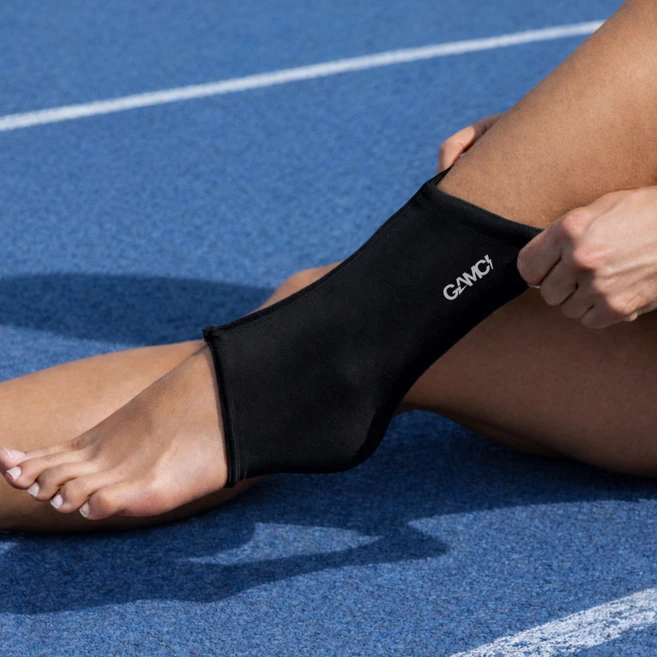 [감씨]미국 FDA 등록된 발목 아이싱 젤 슬리브 아킬레스건 족저근막 냉찜질 핫팩 아이스, SLA1150 Midium, 1개 - 쿠팡