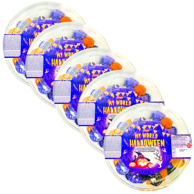 마이월드할로윈초콜릿 할로윈초콜릿(5통), 400g, 5개