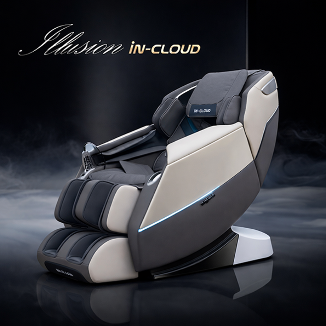 인클라우드 MF-9200 안마의자 전신마사지 무중력 프리미엄 리클라이너 자동체형인식 온열기능 홈케어 효도선물, 라이트 그레이