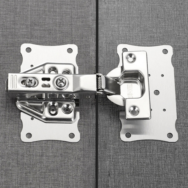 4p/8p/16p 싱크대 경첩 보강판 셀프 수리 세트 댐퍼 댐핑 찬장 문짝, 16개