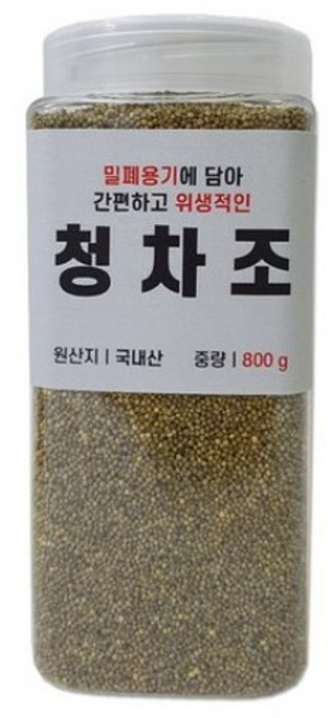 대한농산 통에담은 청차조, 800g, 1개
