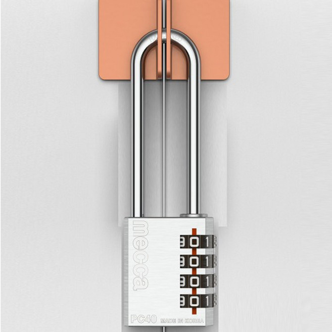 메카락 PC40L 긴고리 번호 다이얼 자물쇠