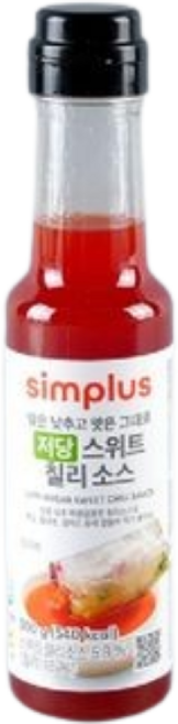 당을 확낮춘 저당 스위트칠리 소스, 2개, 300g