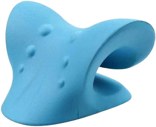 레투스토 스트레칭 릴렉스 목베개, 블루, 1개