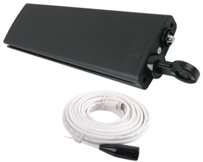 실내외형 TV 안테나 무전원 UHF HD 지상파 무료방송 단품+수신기 세트, 타워형 GC-5306