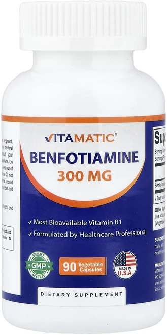 비타매틱 벤포티아민 300mg 90 베지캡슐, 6개, 90정 - 쿠팡