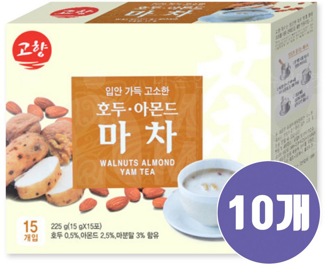 (메카몰) 고향 호두 아몬드 마차 15T, 15g, 15개입, 10개