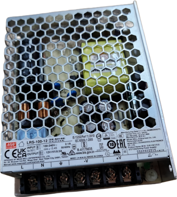【敬】明緯 100W 電源供應器 12V 24V CNS認證 變壓器 驅動器 安定器 LED 燈條 燈泡 鋁條燈 光源, 1個