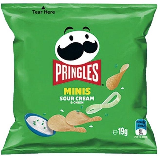 프링글스 미니 어니언 낱개, 19g, 1개