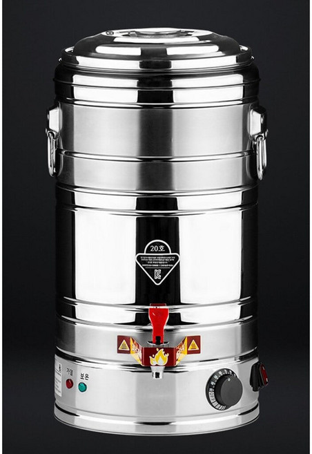 화영 자동 전기물끓이기 16L 20L 라면 온수기 전기보온물통 보온 장국 편의점 스테인리스, 16호