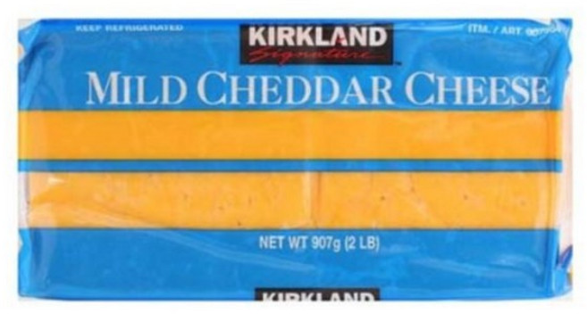 코스트코 KIRKLAND 커클랜드시그니쳐 마일드체다치즈 907g, 1개