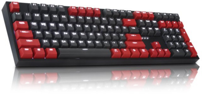 COX CK108 레드 / 다크그레이 게이트론 LED 게이밍 기계식 키보드 녹축 S1 S2 모델 옵션선택