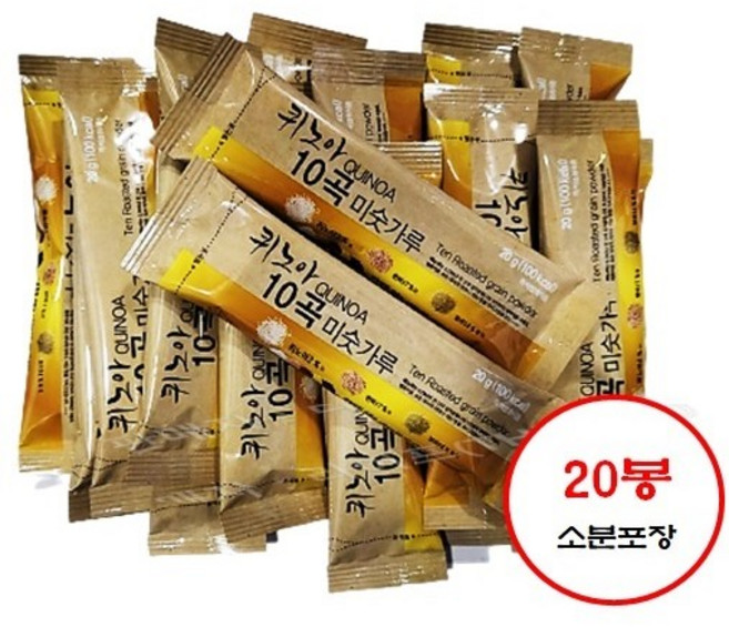 태광선식 퀴노아 10곡 미숫가루 20개입 옵션선택, 20개