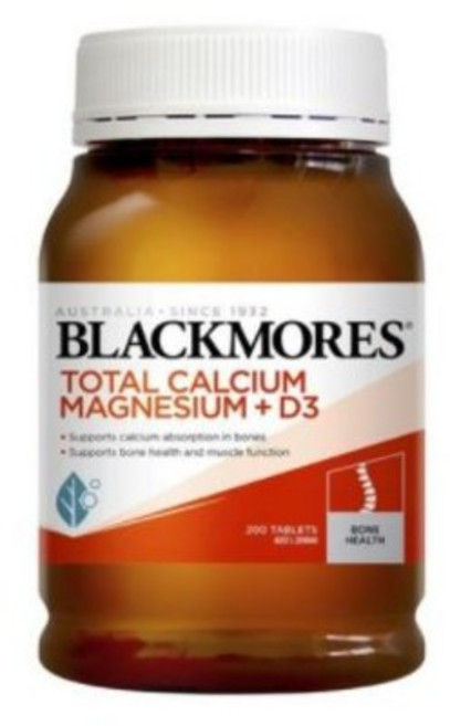 블랙모어스 토탈 칼슘 마그네슘 + D3 타블렛, 200정, 1개