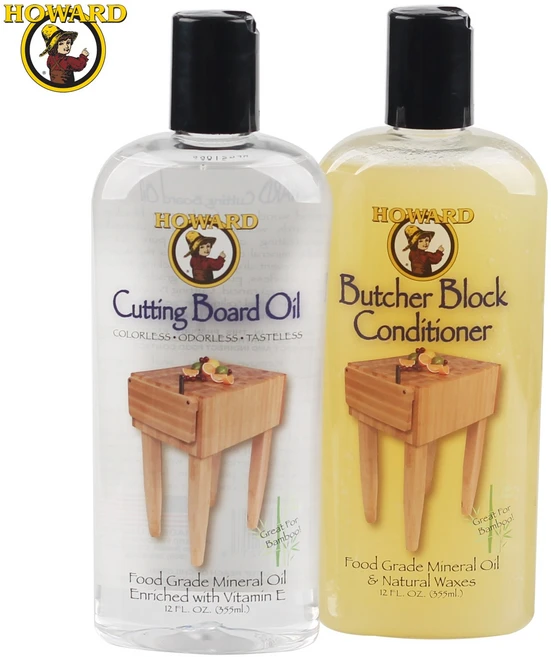 하워드 나무 도마 관리 오일 컨디셔너 세트 (355ml) / 니트릴 장갑 증정 ( 하워드 커팅보드오일 & 부처블락 컨디셔너 ), 1개, 기타 - 쿠팡