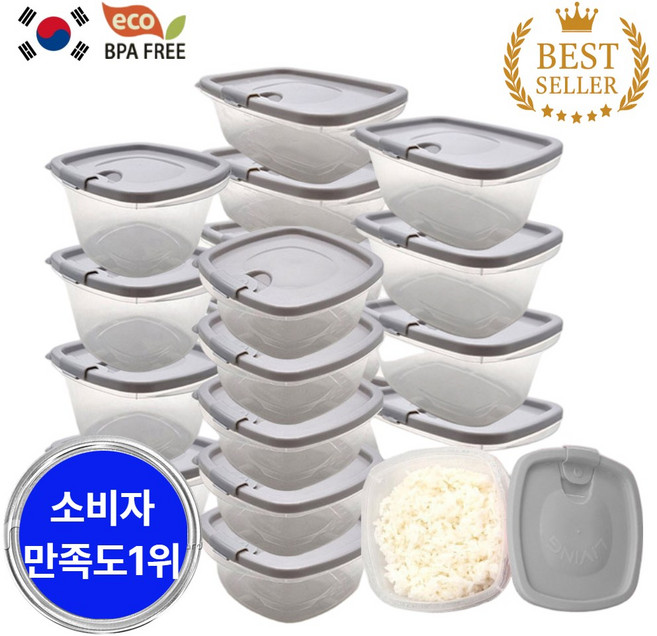 수앤홈 국내산 전자레인지용 밀폐용기 350ml, 단품, 6세트
