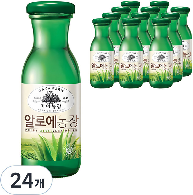 가야농장 알로에농장, 180ml, 24개