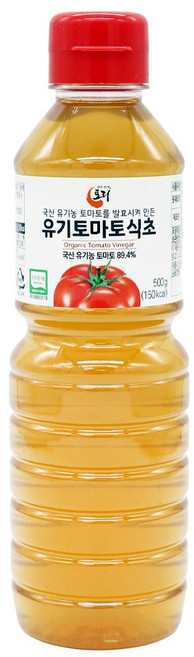 토리식품 국산 유기농 토마토 89% 유기 토마토 발효식초, 1개, 500ml