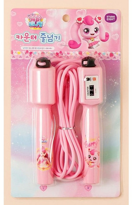 캐치티니핑 새콤달콤 카운터 줄넘기, 핑크, 1개