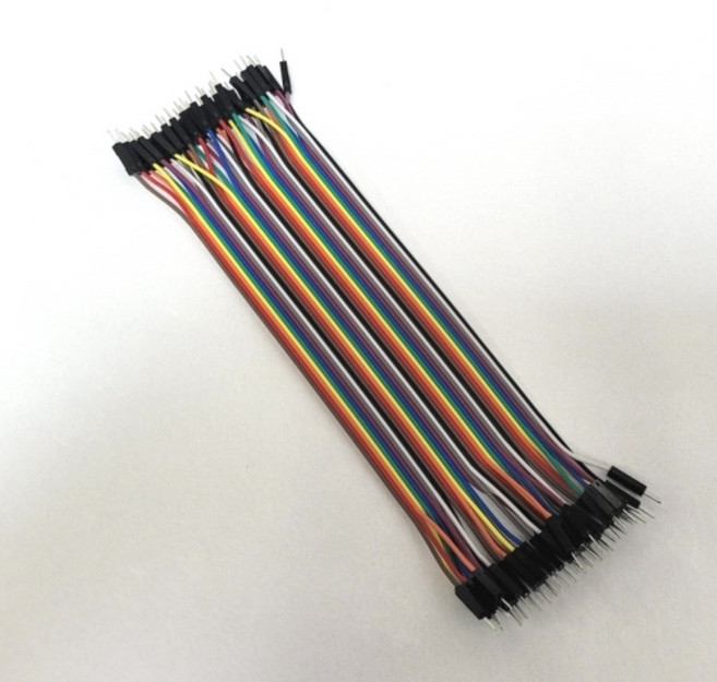 40핀 아두이노 점퍼케이블 20cm 수수 M-M 점퍼선, 1개