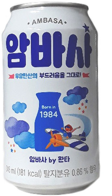 암바사 345ml, (코카콜라)암바사 345ml x 24캔, 24개