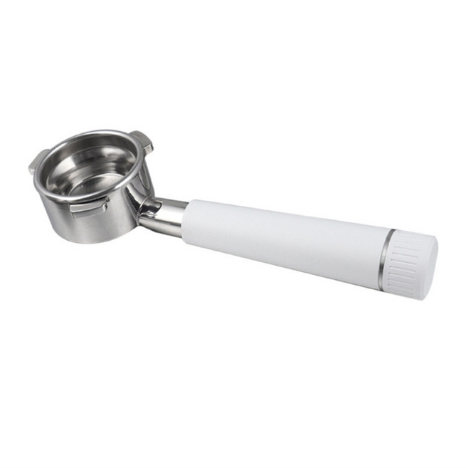 Breville 8 시리즈 용 바닥이없는 포르타필이있는 커피 에스프레소 머신 핸들, White, 1세트