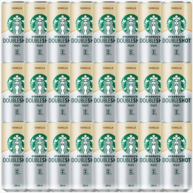 스타벅스 더블샷 바닐라, 200ml, 24개