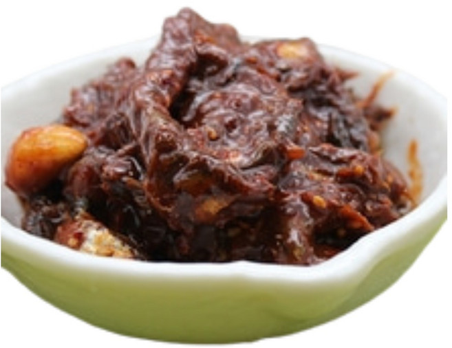 국내산 밥도둑 멸치젓갈무침 가정용, 1개, 500g