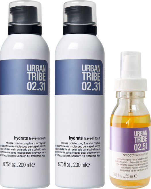 어반트라이브 데일리 초간편 헤어케어 세트B, 1개, 200ml