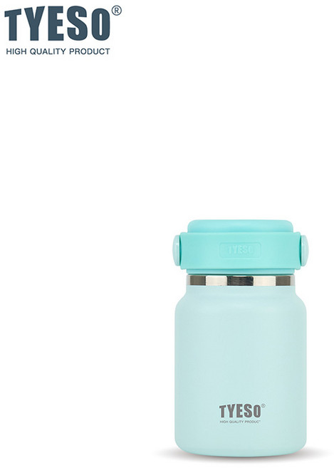 TYESO 保溫瓶, 淺藍色, 1個, 160ml