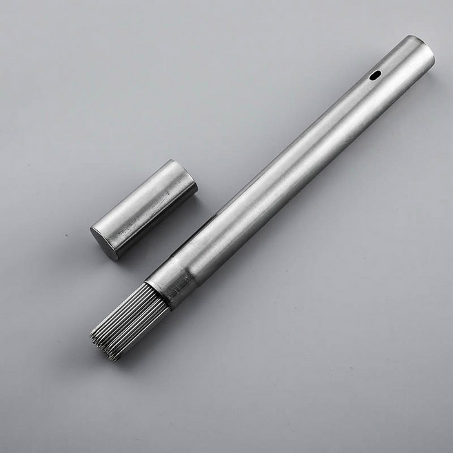 304 스테인리스 바베큐 꼬치 케밥 재사용 5mm 닭다리통닭회전로스터 쇠꼬챙이 22센치, 길이 30cm 지름 2 0mm 꼬챙이통, 50수