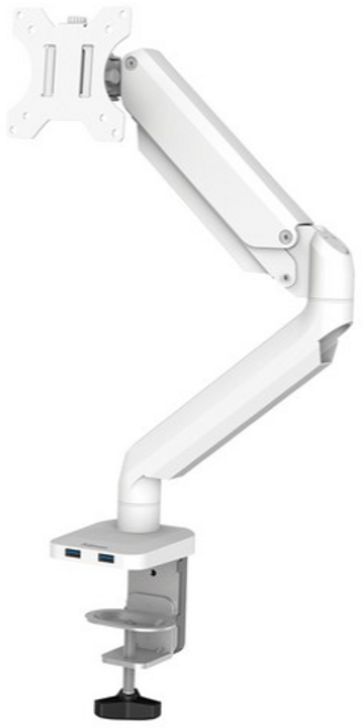 펠로우즈 플래티넘 싱글 모니터암, 1 COLOR(화이트), 1개