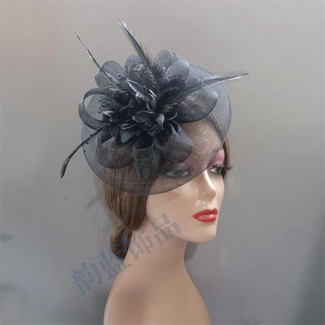 댄스 헤어장식 아랑 장구 고고 머리핀 화려한 공연 악세사리 장신구 베일 모자
