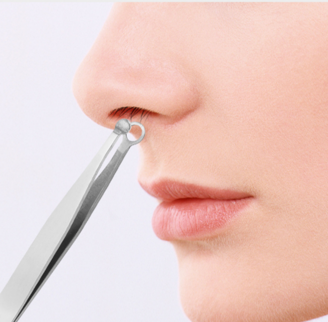 엘제이엘 코털정리집게 콧털 링핀셋제거기 클리퍼 선물용, 1개